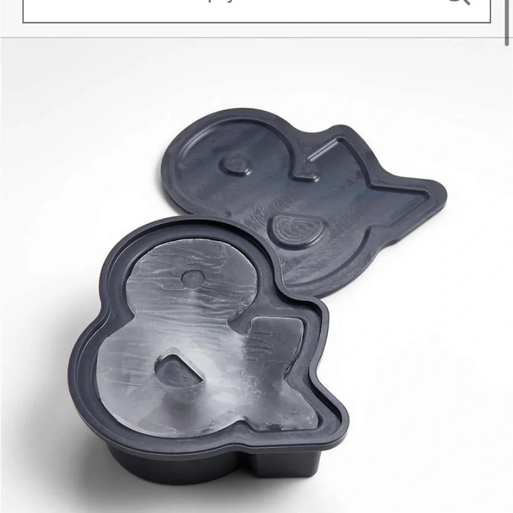 Lot of Crate & Barrel “&” ice mold lot